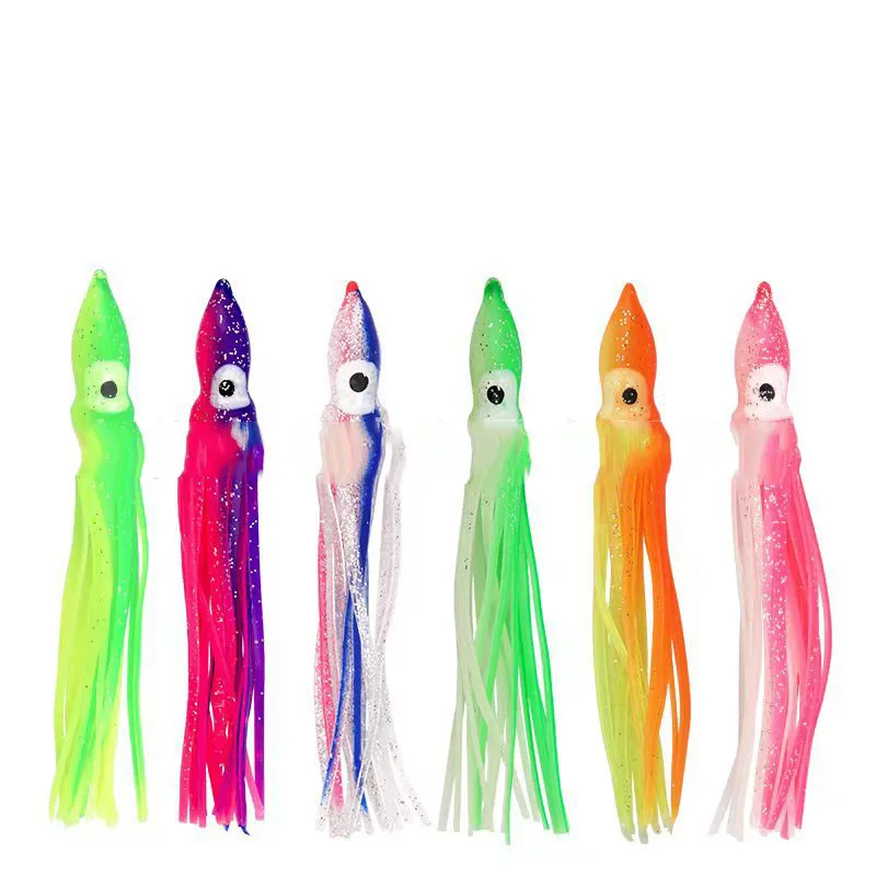 30pcs Fishing Squid Skirts Lures - Octopus Soft Plastic Baits For Saltwater & Freshwater