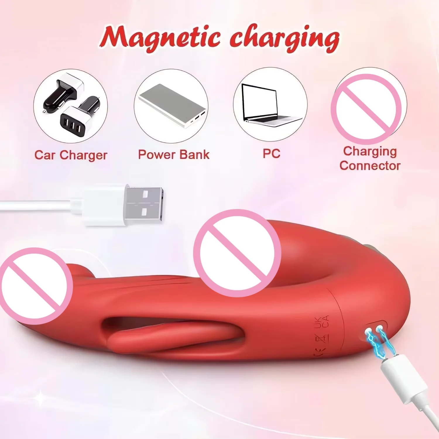 sex toys discreet packaging 3-in-1 Thrusting Vibrator Sex Toys 7 Slaps 7 Vibrations 5 Tongue G-Spot  Glimmer Vibrator with Mouth Slap Lick