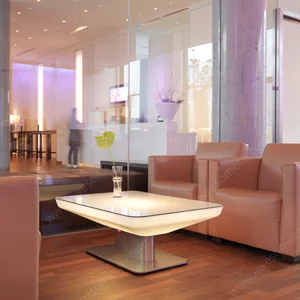 Modern LED Illuminated Coffee Table Wholesale Waterproof Outdoor Indoor LED Table for Living Room