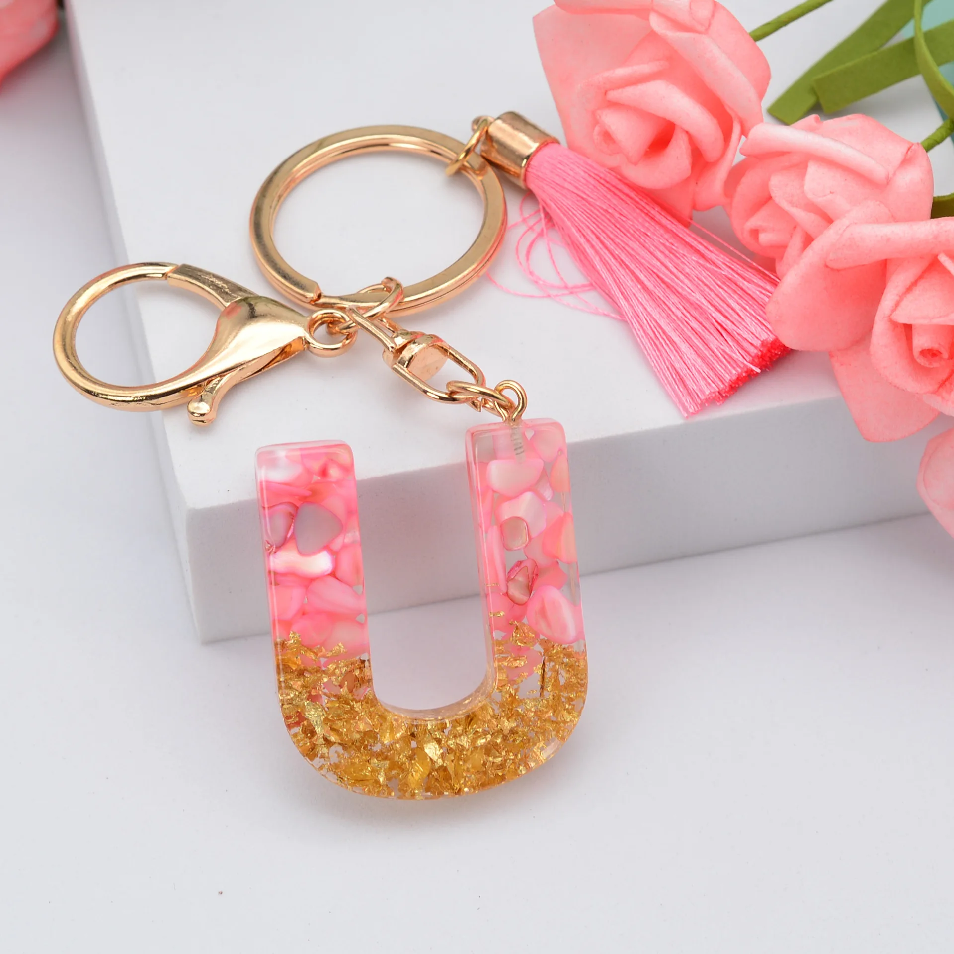 Kunshan Krell Custom Monogram Acrylic Resin Initial Letter Character  Keychain - China Promotional Gift and Keychain price