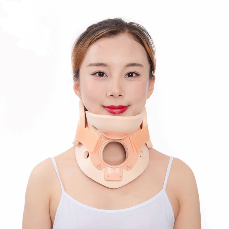 Beige Immobilizer Breathable Cervical Collar Neck Support Orthosis ...