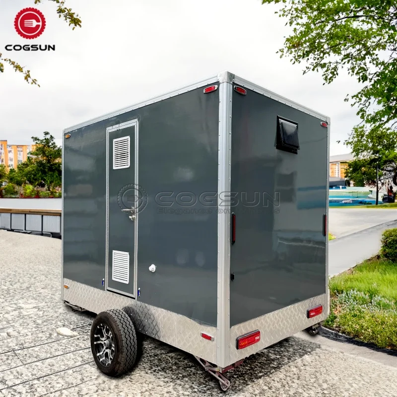 Cogsun Custom Mobile Restroom Trailer with Quick Setup and Reliable Features Portable Toilet Trailer with Shower Room