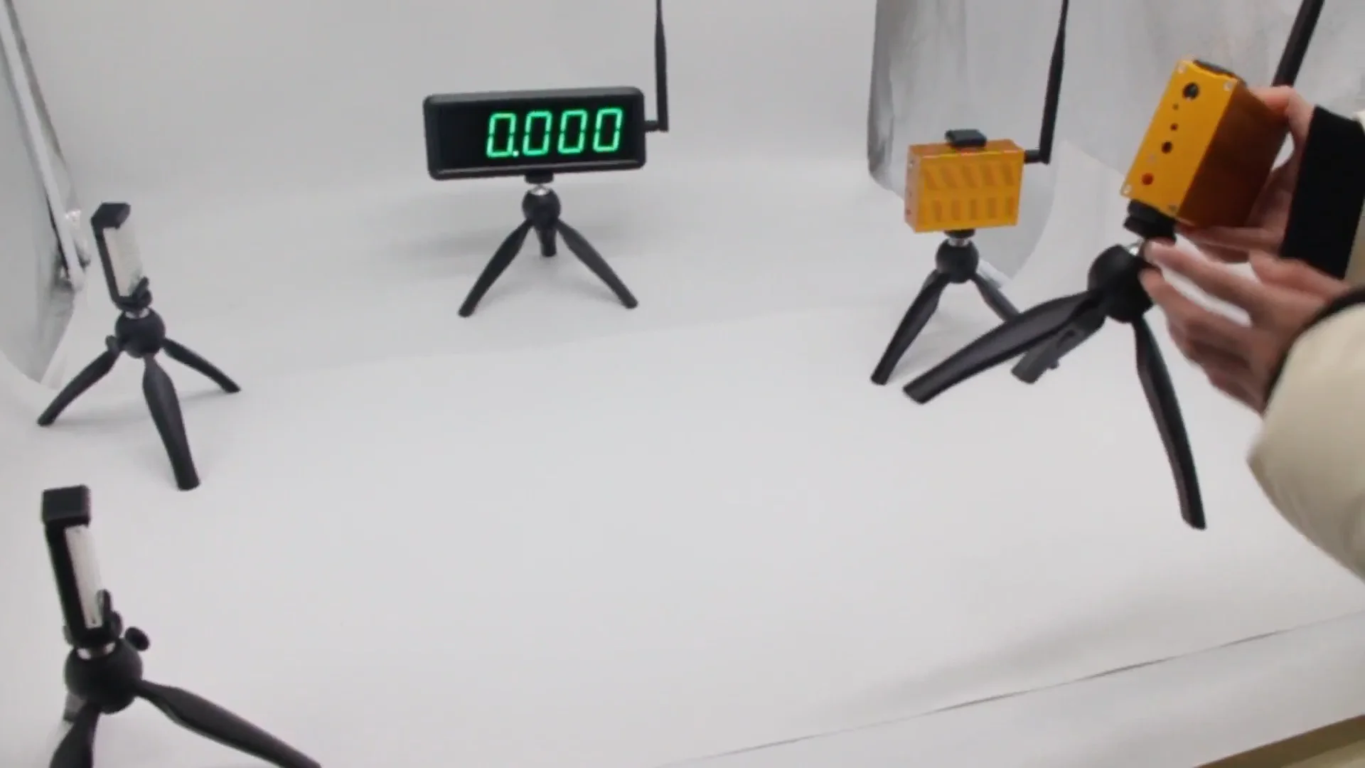 Builtin Battery Racing Timer Stopwatch Electronic Race Training Usb