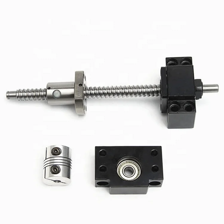 C7 Precision Grade SFU Series Linear Guide SFU3205 1000mm Length Rolled Ball Screw for CNC Machine With End Machined With Nut
