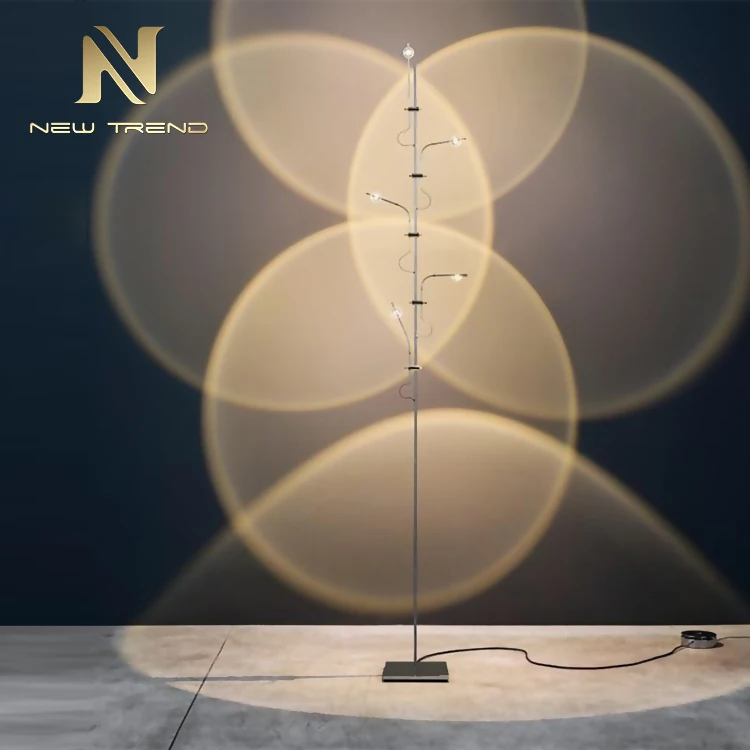 PMU8301 New Design Indoor Decoration Bedroom Living Room Stainless Steel Crystal Led Floor Light   