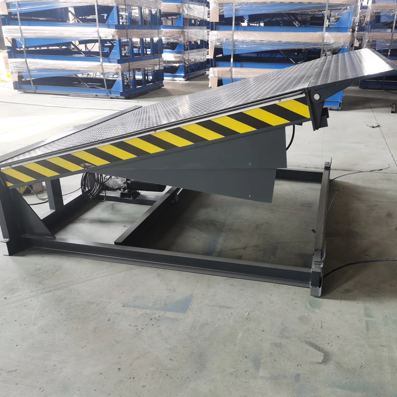 Capacity 6-20 Ton Hydraulic Platform Dock Leveler Folding Dock Leveler Container Loading Dock Warehouse Unloading