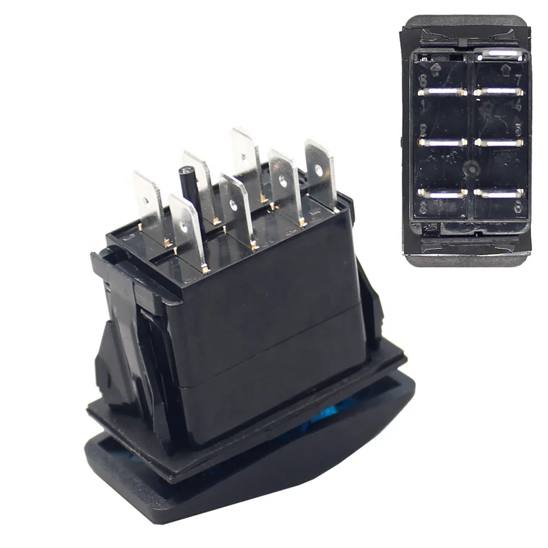 Marine 12V 24V Weiße LED Ein Aus Wippschalter 5Pin SPST Momentary Schalter DPDT EIN AUS EIN 3-Wege für Auto Boot Carling 4X4 Narva 34 Marine 12V 24V Weiße LED Ein Aus Wippschalter 5Pin SPST Momentary Schalter DPDT EIN AUS EIN 3-Wege für Auto Boot Carling 4X4 Narva 34