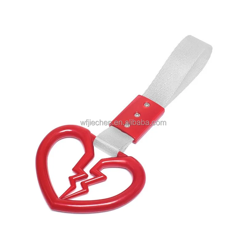 JDM Demon Heart Tsurikawa Subway Train Grab Handle – For Tow Hooks, Car Interior