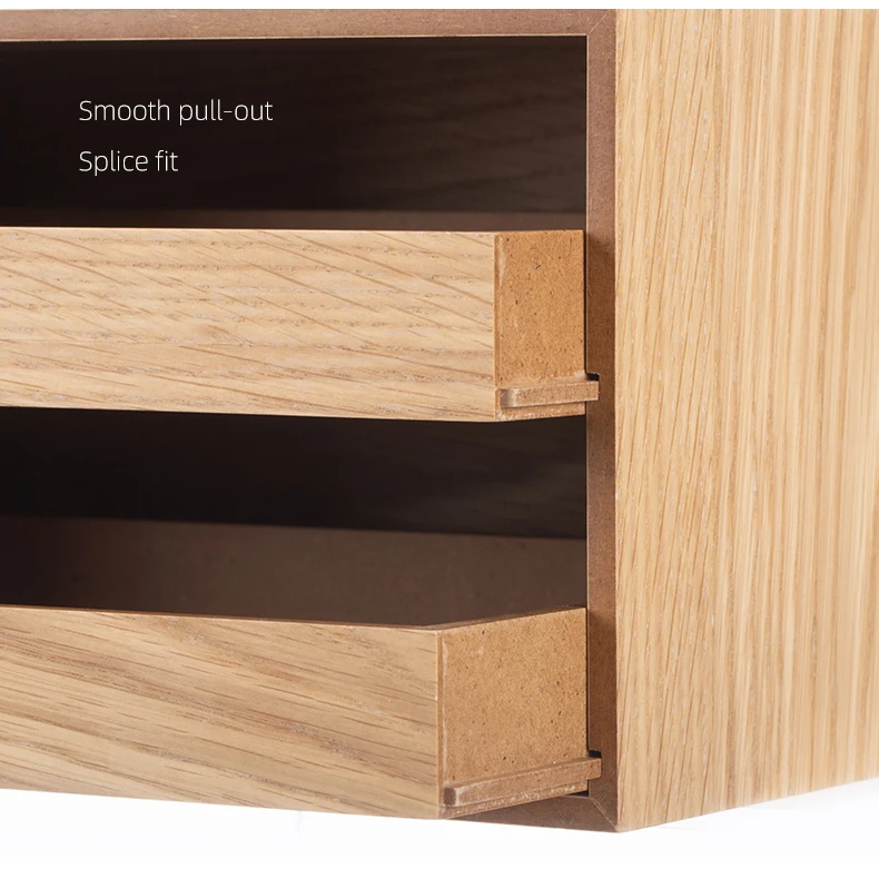 Shimoyama New Luxury Laminated Wood Storage Box Case For Desktop