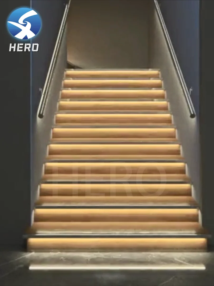 Clients Requirements Aluminum Step Edge Profile Led Stair Nosings Buy