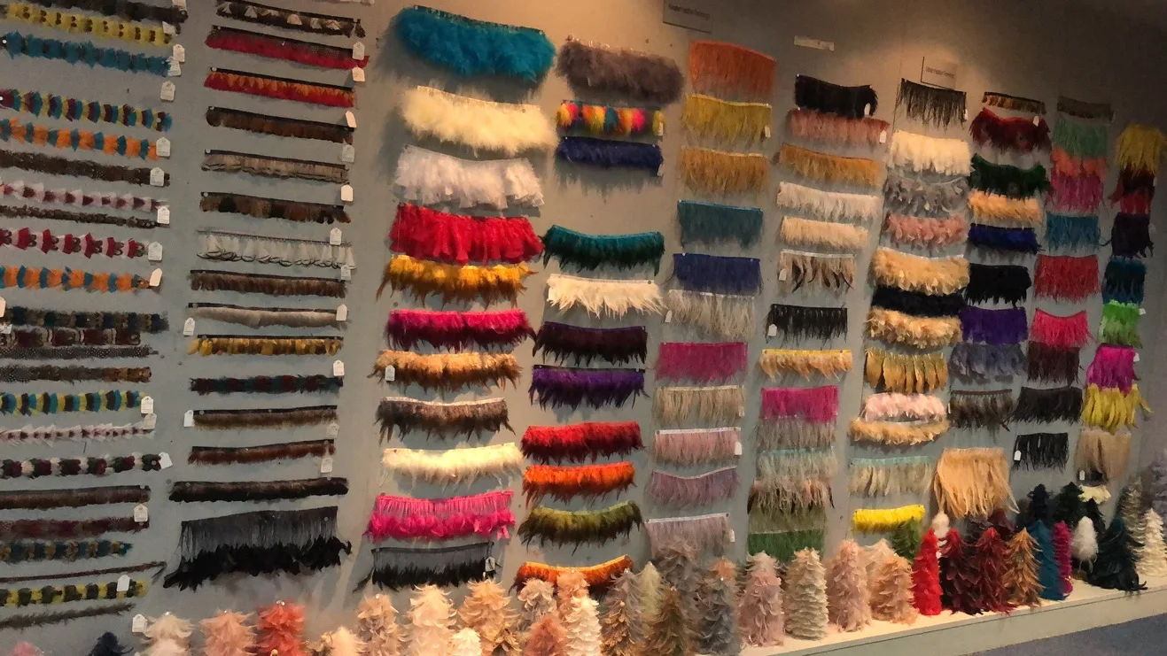 YYCRAFT Natürliche Straußenfeder-Bordüre, 2 Meter, Gelb – Perfekt Für DIY, Kostüme & Deko