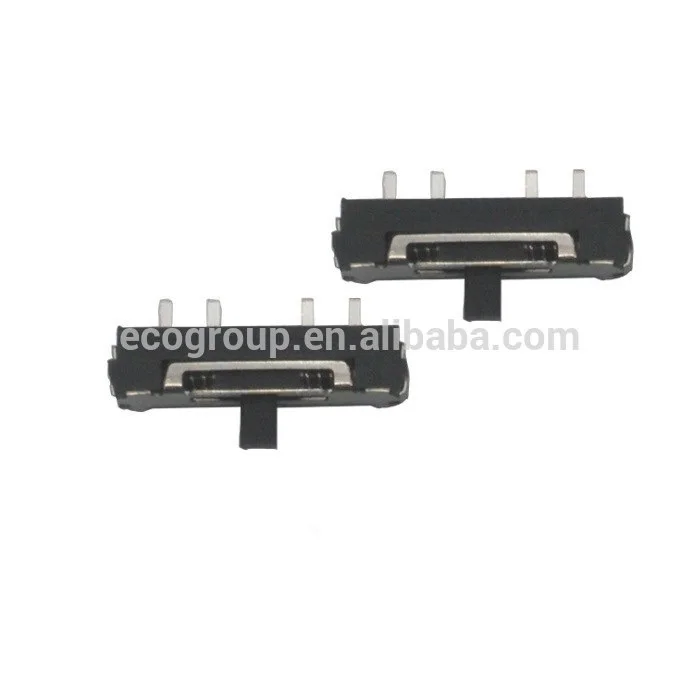 Дунгуань наличие сертификата ползунковый Переключатель завод оптовая СИД SMD 0.5A 4 pin горизонтальный ползунковый переключатель с печатной платы