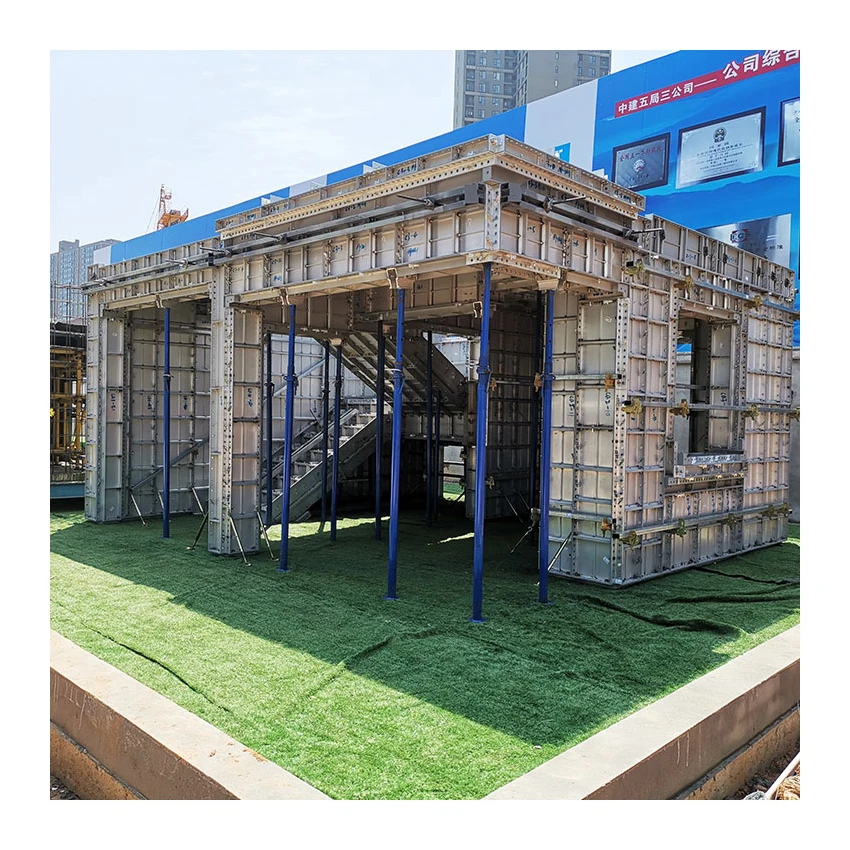 Yellow Decorative Insulation Wet Cast Formwork  Japan Civil Construction Aluminum Formwork