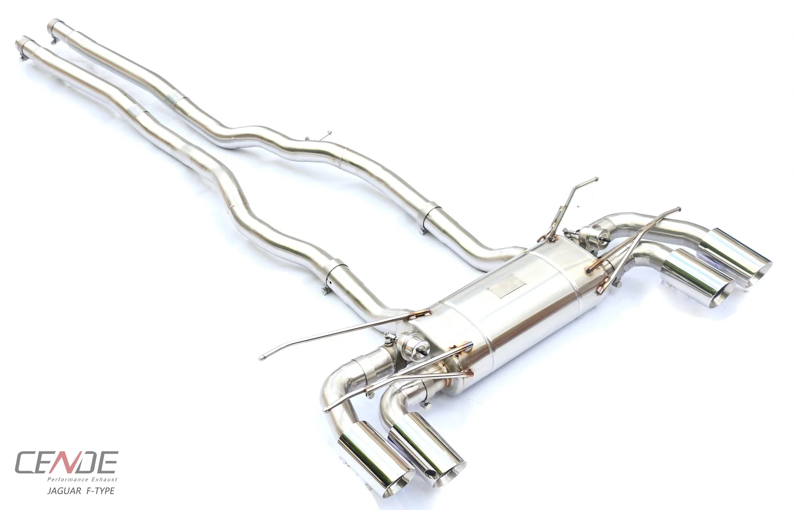 CENDE Performance Header+Catback Exhaust for JAGUAR F-TYPE 2.0T 3.0T
