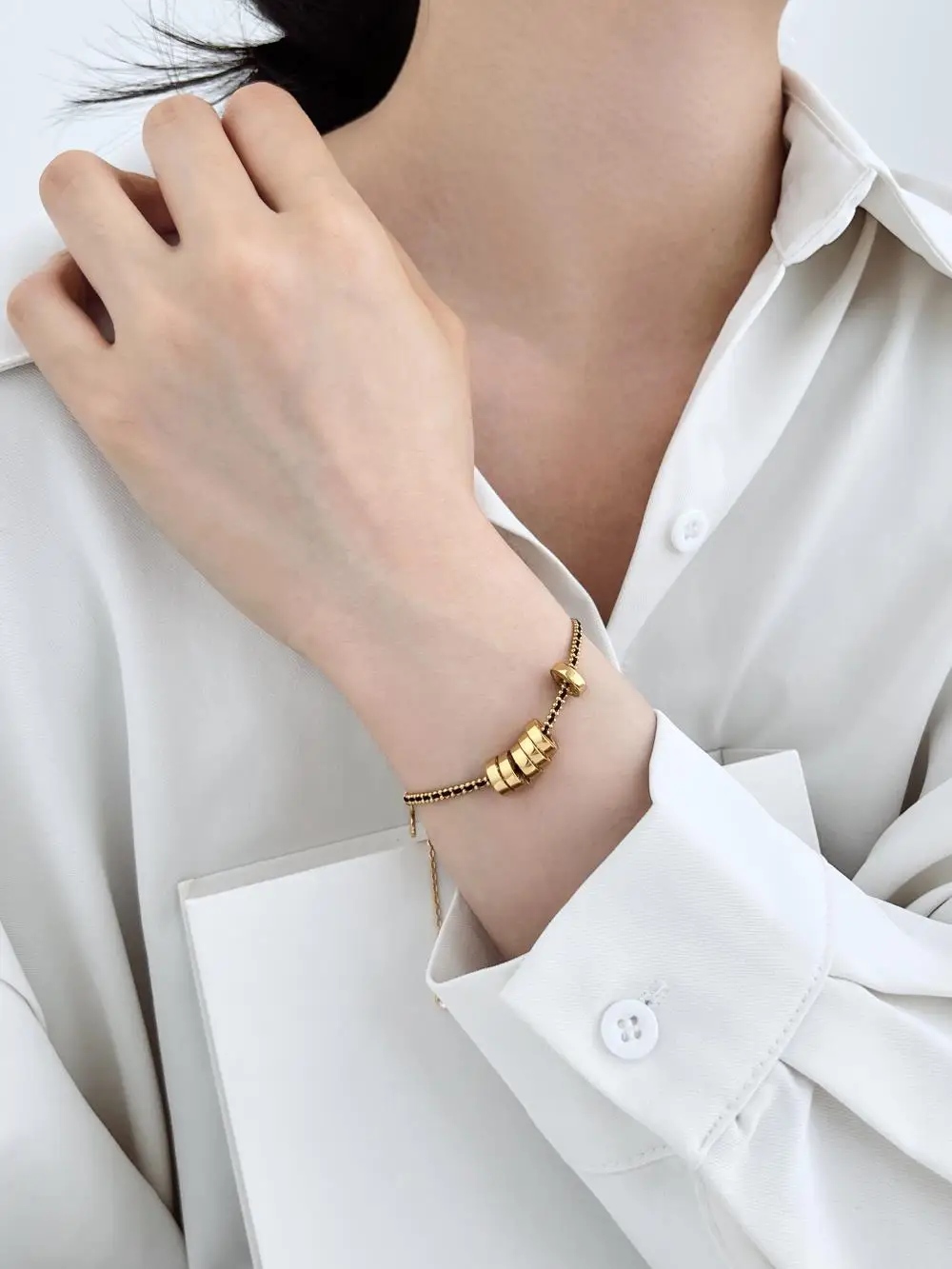 KAKODIY Chinese style women's bracelet 925 sterling silver gold-plated silver copper bracelet detail 5
