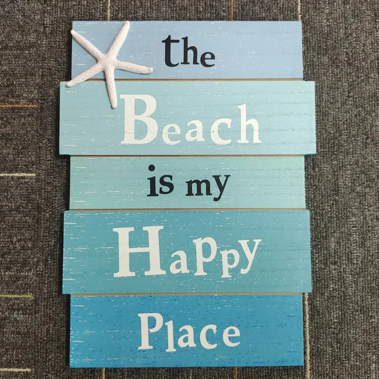 Mdf Wooden Vintage Grooved Motto Sign Wall Hanging Style Custimization ...