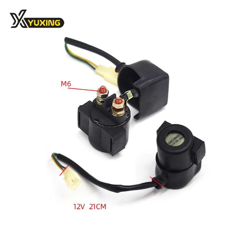 Starter Relay Replacement For Harley Big Twins 2000-2014 - Black TCMT Relay