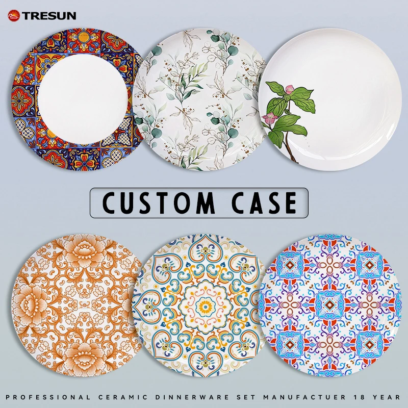 China Assiette En Vaisselles Porcelain Dinning Set Restaurant Dish