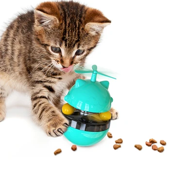 Factory Customized Spiral Design Indoor Interactive Cat Toy Pet Food Dispenser