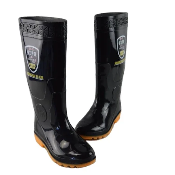 
2020 высококачественные прочные безопасные мужские сапоги до колена из ПВХ для взрослых, резиновые сапоги 