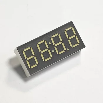 7 Segment LED Display 0.36 Inch 4 Digit White Clear Visibility Numeric Display for Measuring Tools Timers Electronic Component