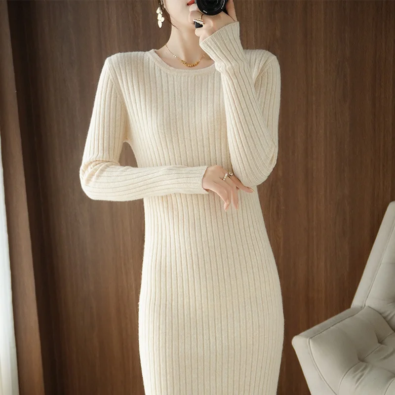 Camiseta Larga De Otoño E Invierno Para Mujer,Suéter De Longitud  Media,Falda Interior Ajustada,Falda De Punto De Cuello Redondo,Suéter,2021  - Buy Las Mujeres Bandas Fondo Camisas,Invierno Camisas,Invierno Camisas  Product on Alibaba.com