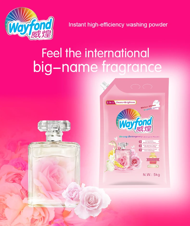 Instant high-efficiency washing powder