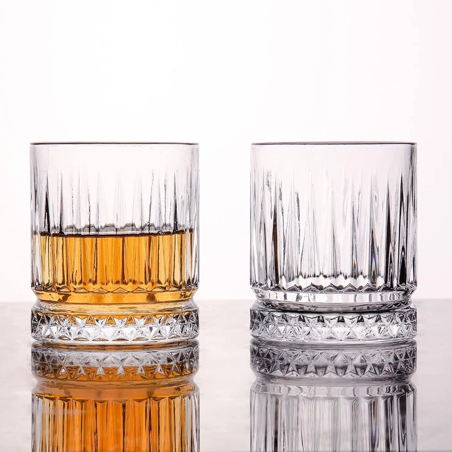 11oz Thicken Base Whisky Glasses Alcohol Drinking Glasses For Bar 330ml