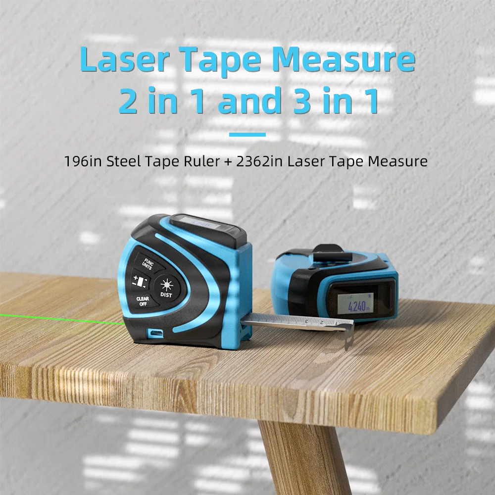 Promotional custom laser measuring tape 30m 40m 60m distance meter