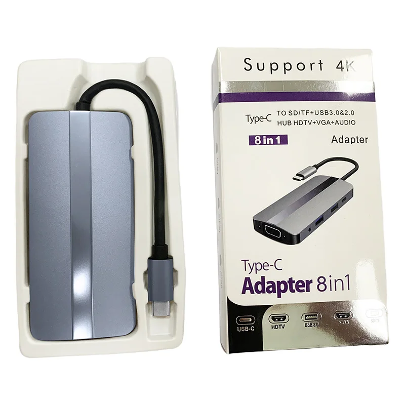 8-in-1 Multiport USB Charger with PD Fast Charging - Image 8
