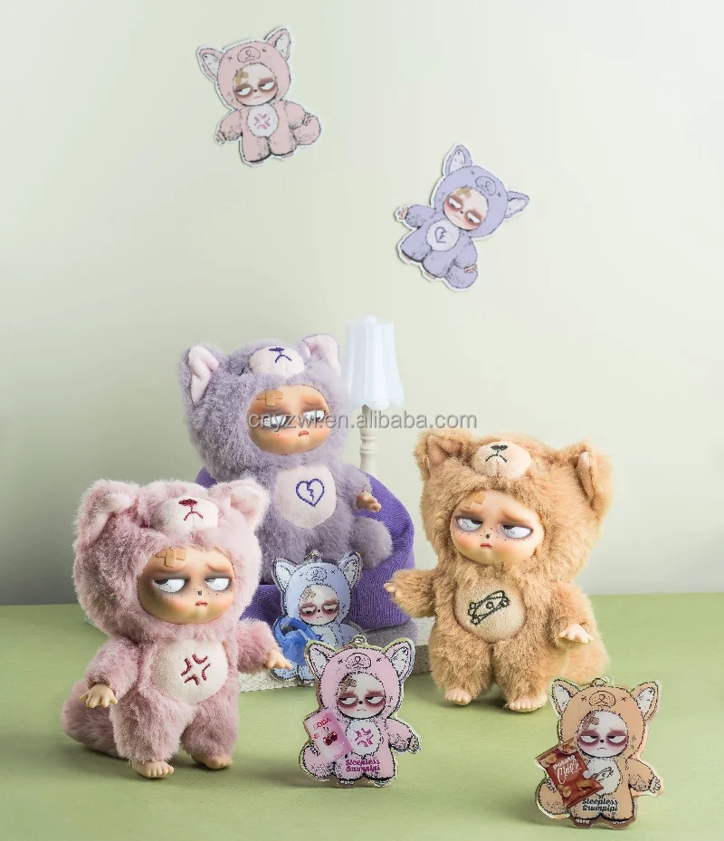 Original Grumpipi Sleepless Action Figure Toy - Collectible