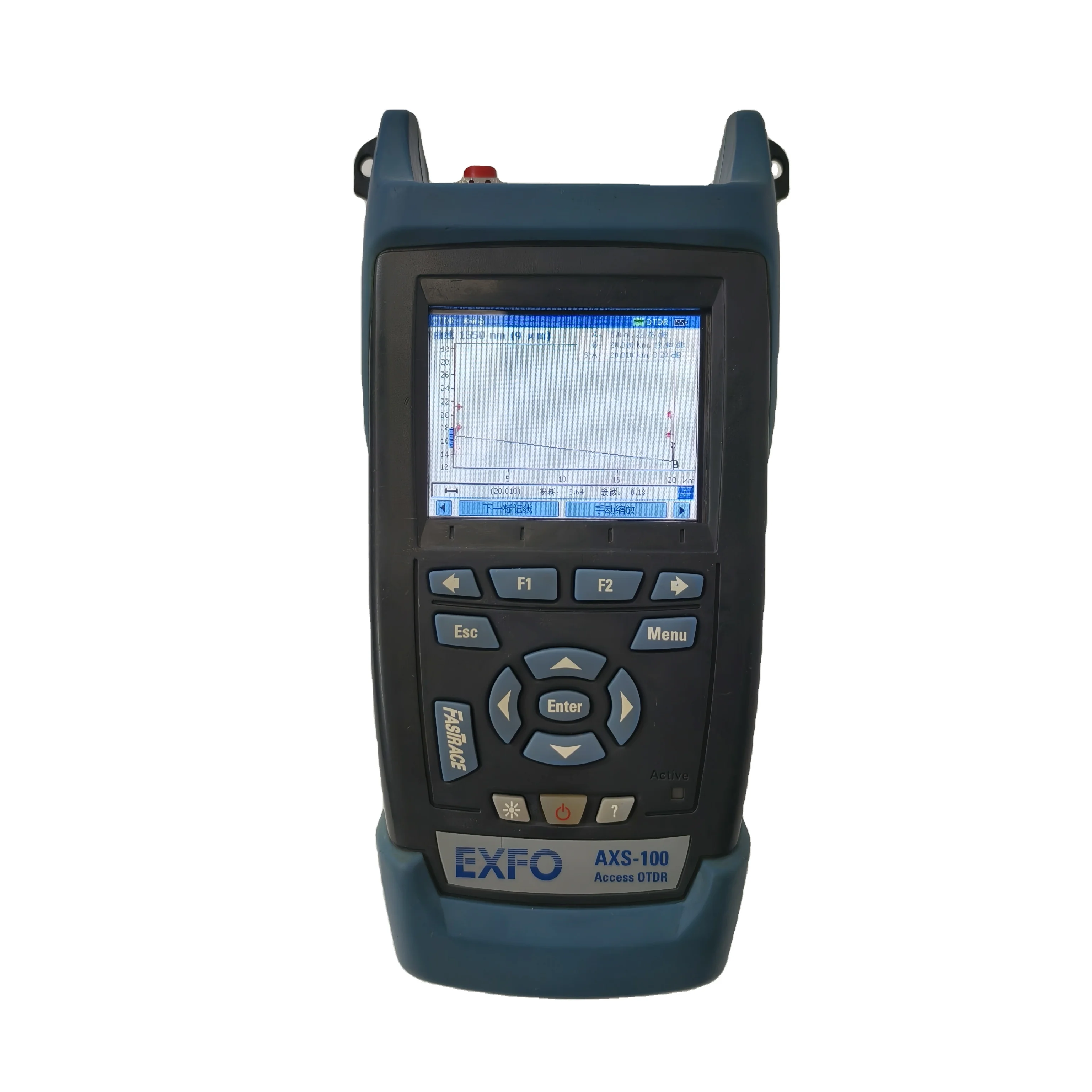 Used EXFO AXS-100 Optical Time Domain Reflectometer Fiber OTDR