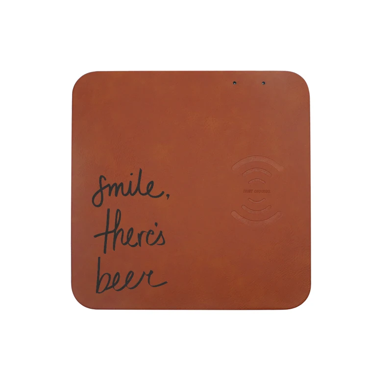 Laserable Leatherette Charging Mat Novelty Gifts for Laser Blank