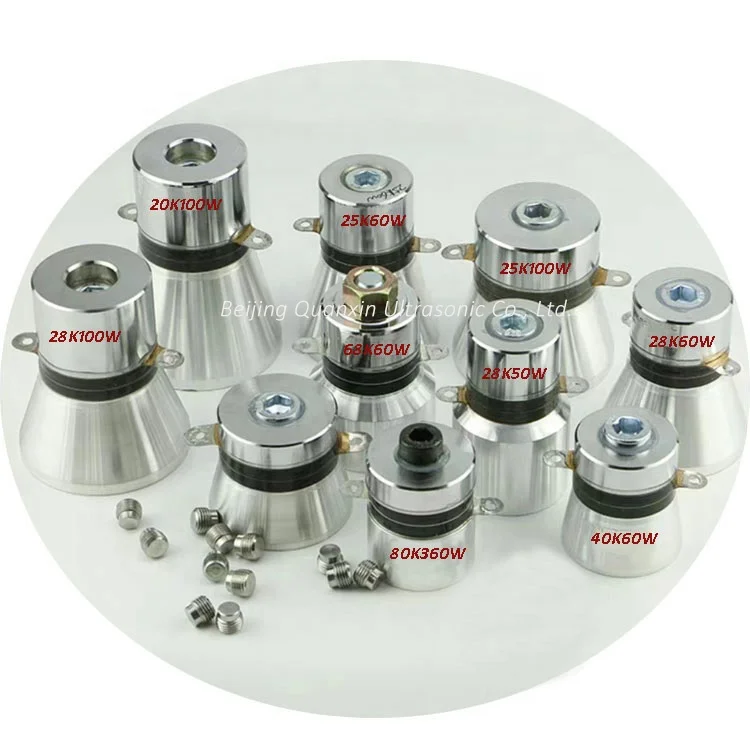 High Power 20K 100W Ultrasonic Transducer Piezoelectric Vibration Ultrasonic Sensor Price