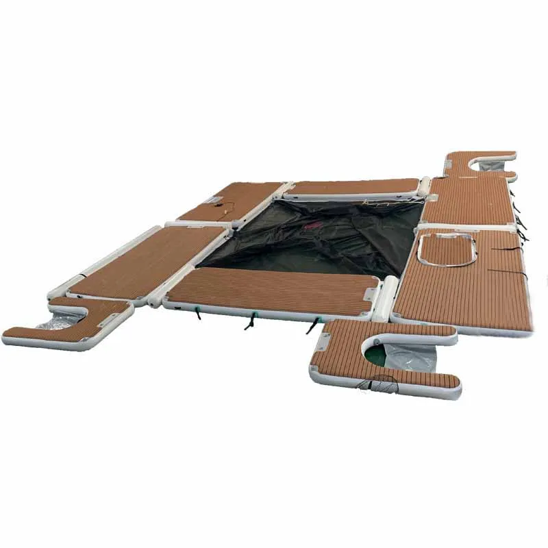DWF Floating Jet Ski Platform Moto Boat Station  Inflatable Pontoon Dock Y for Yacht