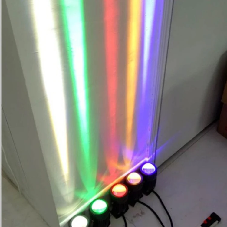 Building Spotlight Long Range Small Angle Projection Lamp Dimmable RGB Flood Lights Narrow Beam Landscape Lighting