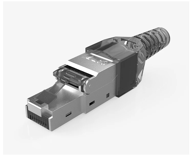 Kommdata Tool Less Rj45 STP Tool-Less RJ45 Connector - Cat6a Cat7 Field Connection