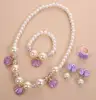 Collar y Pulsera Morado Claro