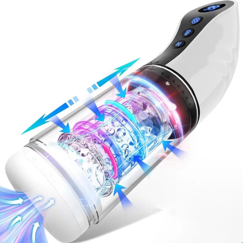 9-Frequency Thrusting Rotating Sucking Vibrators for Fleshlight Sex Toy for  Men Automatic Masturbators Cup Sex Toys for Men