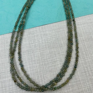 Hot Selling High-quality Natural Jadeite Fashionable Retro Multi-layer Jadeite Bead Necklace for Women