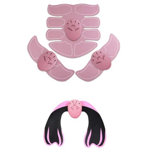 Abdominal Muscle Trainer Massage Ab Wireless Vibration Body Slimming Machine Fat Burning Fitness Training Hip Workout