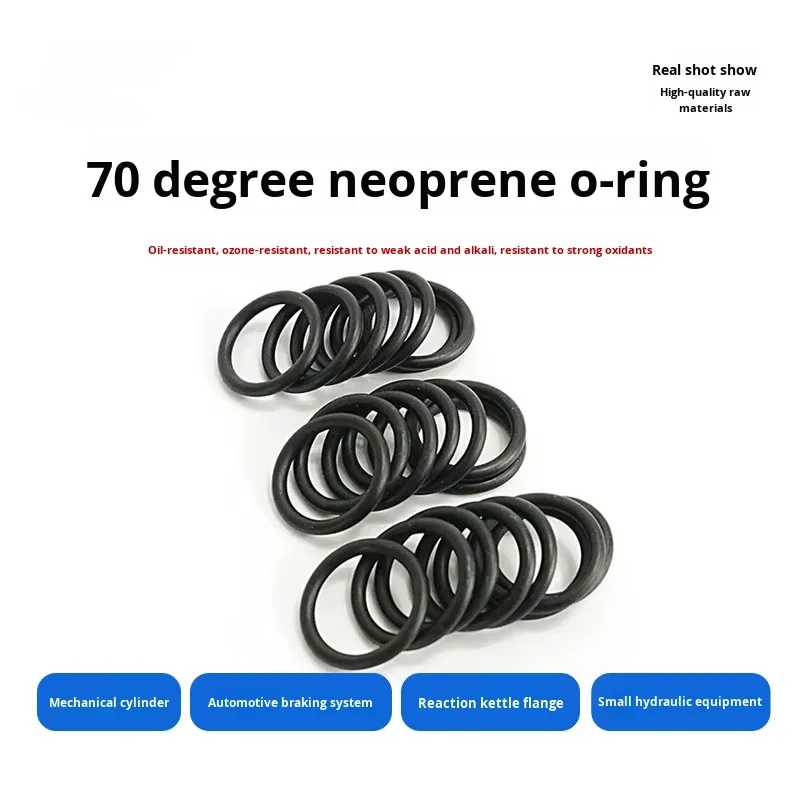 Silicone NBR FKM Rubber O Ring Seal Stock Custom Sealing for Various Applications 