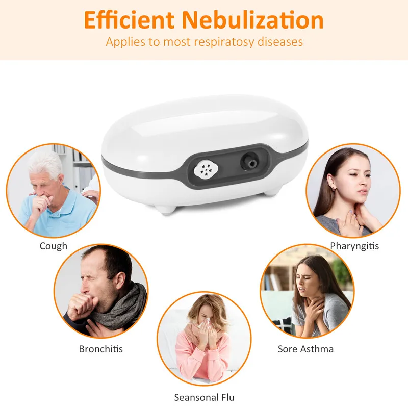 Medicine Particle Inhaler Handheld DC Compressor Nebulizer Portable Breathing Micro Nebulizer for Children Adult