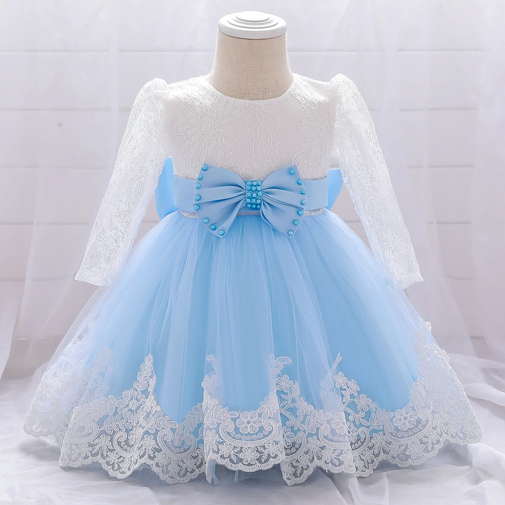 blue christening dress Christening Dress Cake