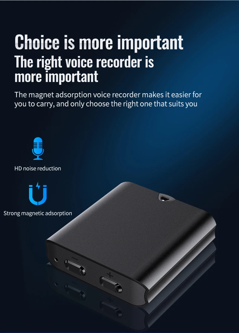 High Quality Q63 Portable and Durable Recorder Dictaphone Digital Recorder Small Voice Recorder Magndigital Voice Recording Pen
