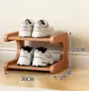 2 niveles, 30 de largo [capacidad para 2 pares de zapatos]
