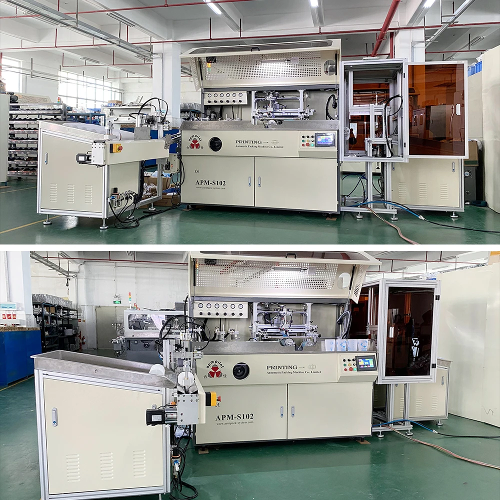 Automatic Plastic Cup Printing Machine 1-8 Color Cup Screen Printing Machine