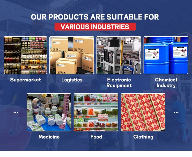 50x25 Label Thermal Barcode Label Roll Blank 2x1 Inch Etichette Termiche Thermal Labels 50x25 for Thermal Printer details