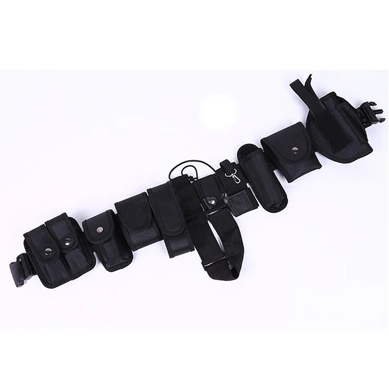Adjustable Training Durable Nylon Security Belt Patrol Duty Durable Multifunctional Waist Equipment Set