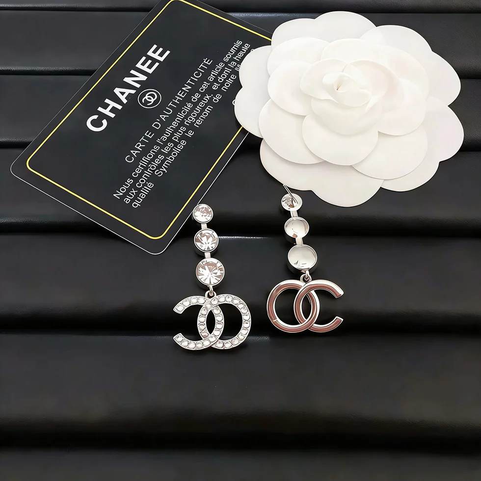 Stainless Steel Diamond Flower Jewelry Set
